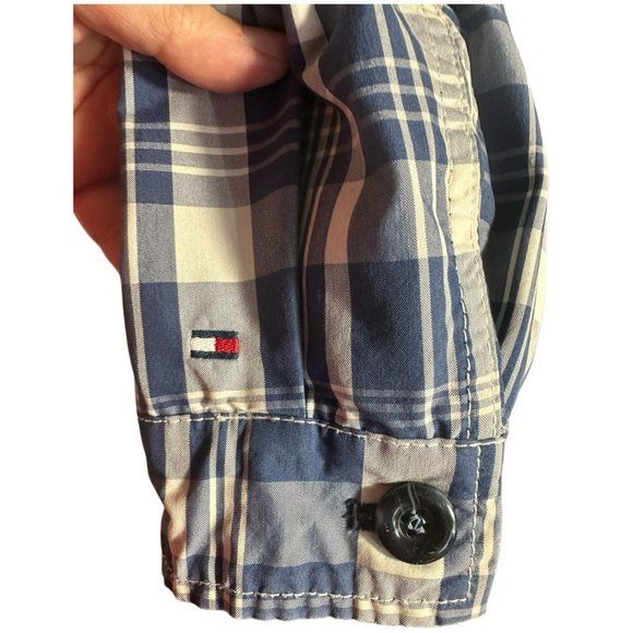 💰 5 FOR $40 / MEN’S TOMMY HILFIGER CHECKERED JACKET (REVERSIBLE) (SZ SM) - Picture 4 of 9